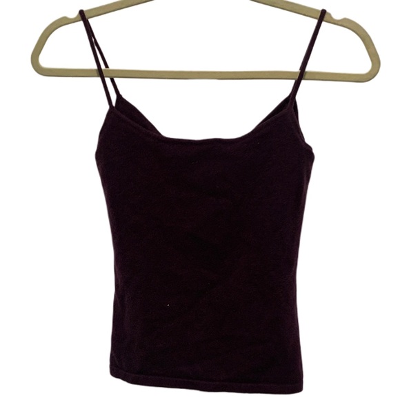 Vintage Ralph Lauren Purple Cashmere Tank Top - Picture 1 of 7